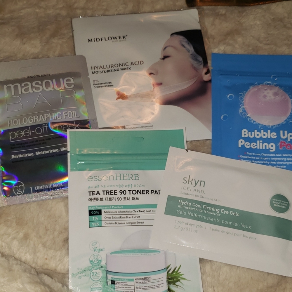 Bundle of Face masks/Toner Pad/Eye Gel